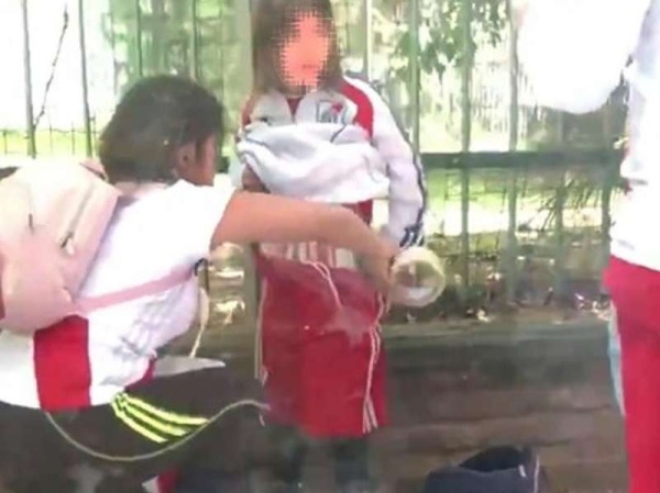 Liberaron a la mujer que le pegó bengalas a su hijo