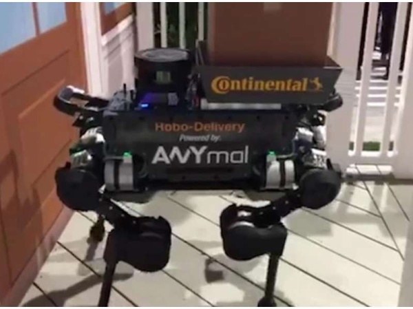 Delivery del futuro: robots que entregan paquetes en la puerta