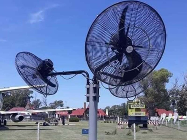 Ahorremos energía, menos Garro que puso ventiladores en la República de los Niños