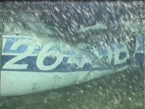 Las primeras imágenes submarinas del avión en que viajaba Emiliano Sala