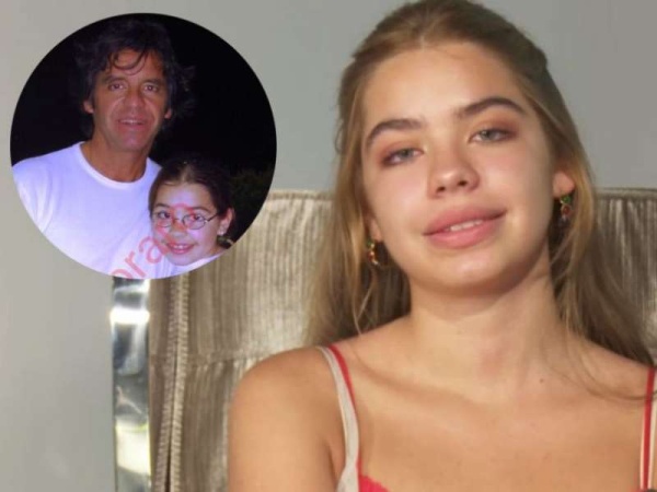 La hija de Andrea del Boca dijo que su papá dormía desnudo al lado de ella
