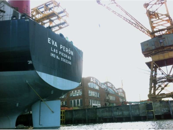 El Astillero Río Santiago comenzará a reparar el primer buque chino