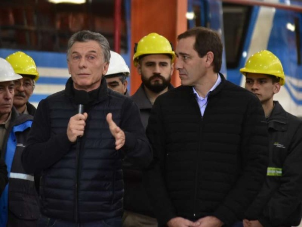 Tras 18 años de abandono, Macri, Vidal y Garro inauguraron los talleres ferroviarios del Tren Roca en Tolosa