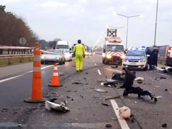 Murió un hombre que conducía a contramano en la Panamericana