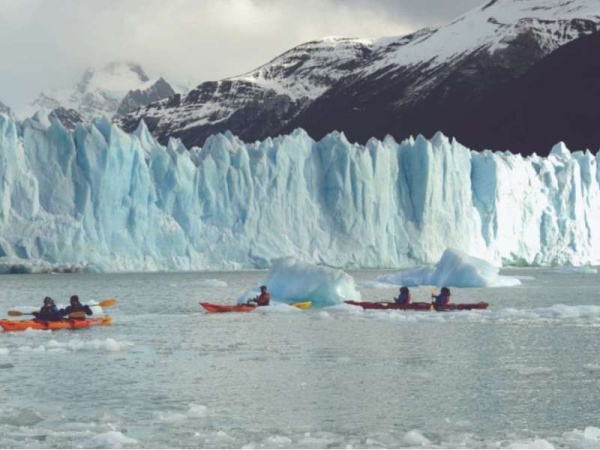 Santa Cruz: comenzó el proceso de rompimiento del glaciar Perito Moreno