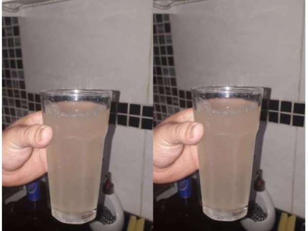 Cuarentena sin agua: un vecino de Villa Castells denuncia que le sale &quot;agua turbia&quot;