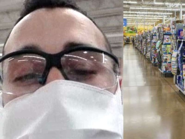 Empleado de un hipermercado platense grabó un video: &quot;Estamos muy asustados, nos esconden el alcohol en gel&quot;
