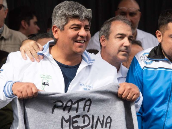 Pablo Moyano adhirió a la denuncia del Pata Medina contra Macri y Vidal: &quot;Fue encarcelado por su lucha&quot;
