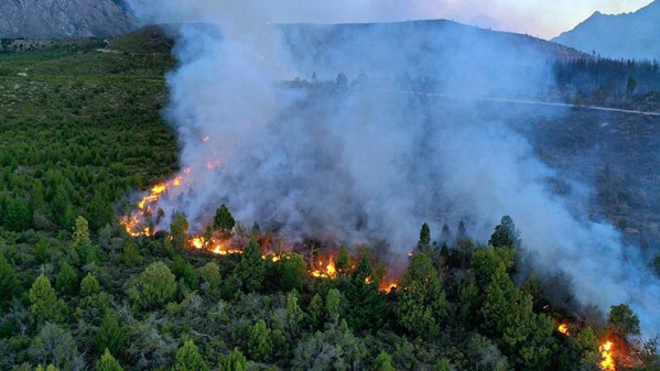 Se incendia la Patagonia y acusan que fue "intencional"