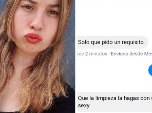 Degenerado en La Plata: &quot;Solo te pido que la limpieza la hagas con uniforme sexy&quot;