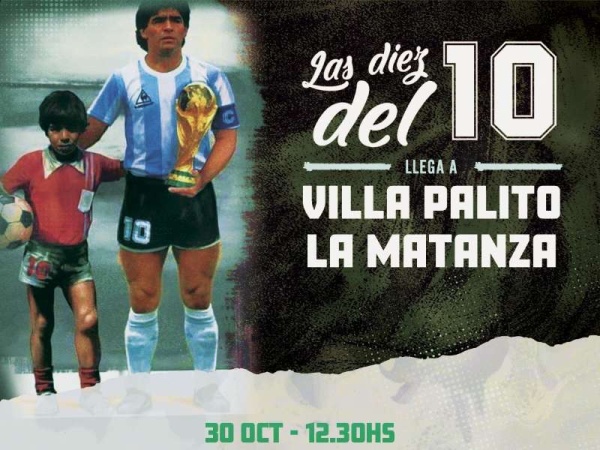 Diego en modo solidario en el día de su cumple