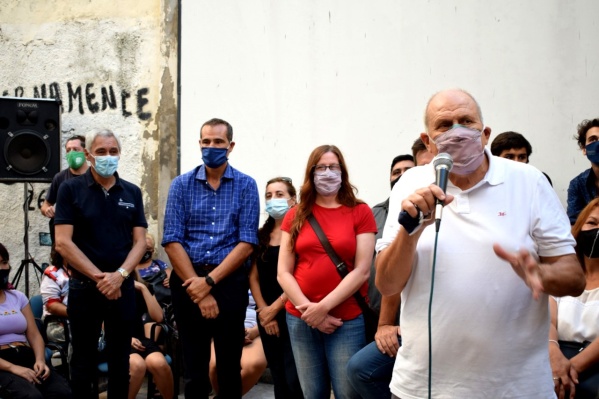 Unidad y avance de obras en el PJ platense