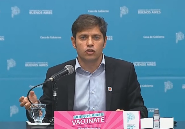 Kicillof: "No es momento de forzar discusiones, las medidas han funcionado, es ley y vamos a respetarlas"