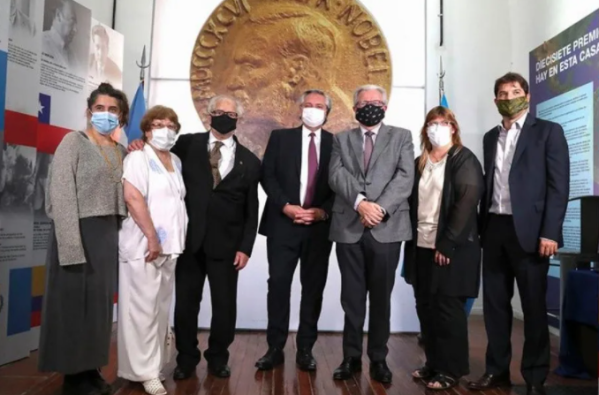 Alberto Fernández inauguró el Museo de los Premios Nobel Latinoamericanos