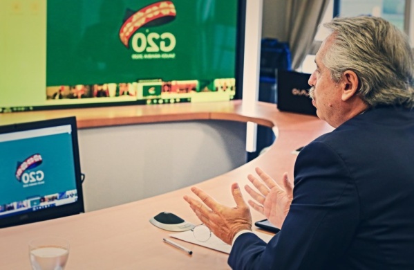 Alberto Fernández propondrá al G-20 la creación de un Pacto de Solidaridad Global y un Fondo Humanitario por el COVID-19