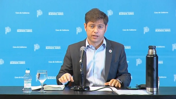 Axel Kicillof sobre la pandemia en la Provincia: "Se sigue observando una baja sistemática pero lenta"