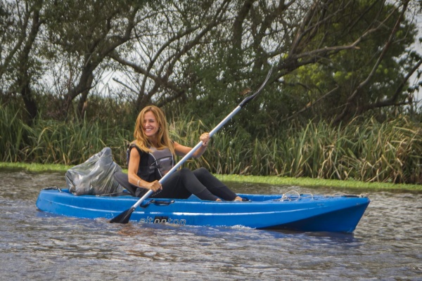 Tolosa Paz participó de una jornada de limpieza en el arroyo El Pescado