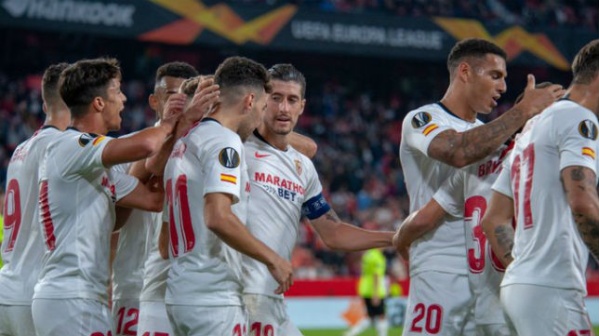El Sevilla venció al Barcelona en el partido de ida de la Copa del Rey