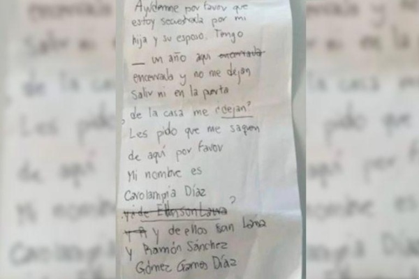 "Ayuda, estoy secuestrada": la carta que dejó una mujer de 85 años cuando fue a vacunarse en México