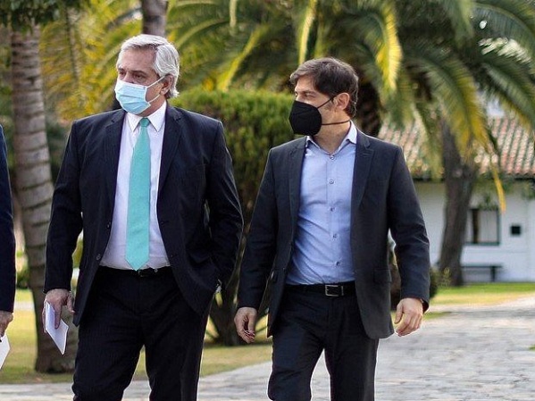 Reunión entre Alberto Fernández y Axel Kicillof: Analizaron el impacto de las medidas y la ocupación de camas