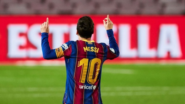 Messi superó a Pelé y se convirtió en el máximo goleador de la historia en un solo club