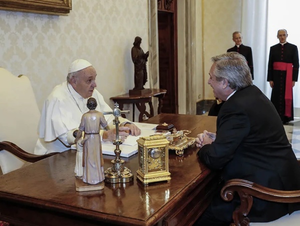 Alberto Fernández se reunió con el Papa Francisco en el Vaticano: duró 30 minutos y el eje fue la negociación con el FMI