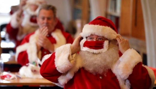 Papá Noel "provocó" un brote de COVID-19 en un geriátrico de Bélgica