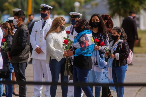 Emotivo homenaje a los tripulantes del ARA San Juan, a dos años de su hundimiento