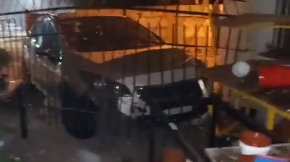 Manejaba borracho y se estrell&oacute; contra una casa en La Plata