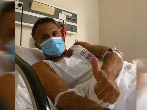 El conmovedor posteo de Sergio Lapegüe al ser dado de alta: "Aún tengo neumonía grave"