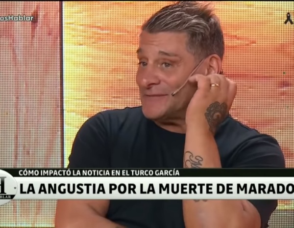El Turco García relató el quiebre de su relación con Maradona por las drogas: "Estuvimos distanciados por dos años"