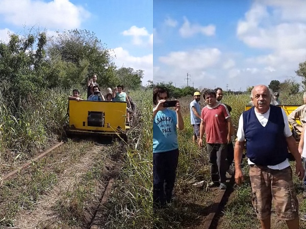La zorra limpió las vías cercanas a Ignacio Correas en el ramal La Plata a Las Pipinas y Magdalena
