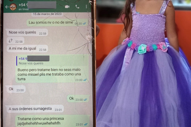 Una joven compartió el chat de su hermana de 8 años con su ”novio” y se volvió viral: ”Tratame como una princesa”