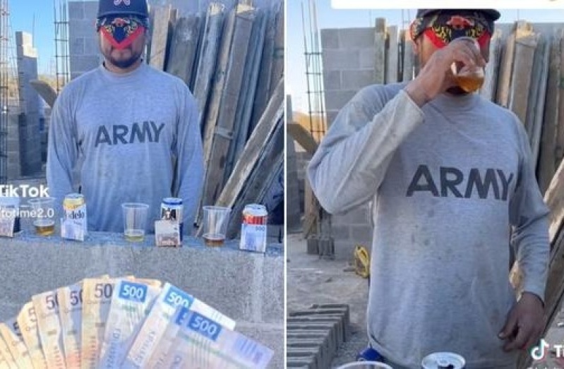 Reconoció 5 tipos de cervezas con los ojos tapados, y el video tiene más de 7 millones de reproducciones