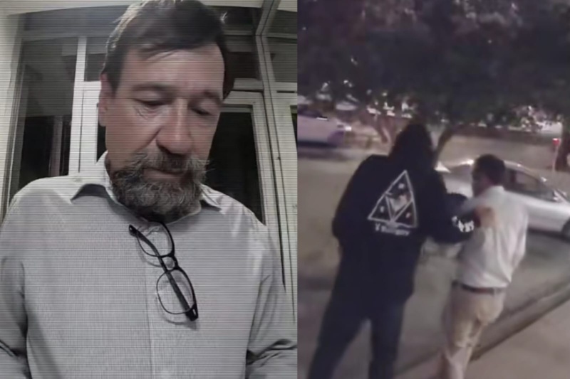 Estaba sacando dinero del cajero, vio que lo estaban esperando dos ladrones y su técnica para ”safar” lo hizo viral