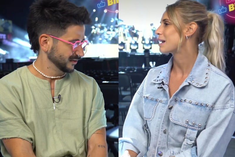 Camilo habló con Julieta Puente en República Z y contó por qué motivo realiza descalzo sus shows: ”Es por la necesidad de...”
