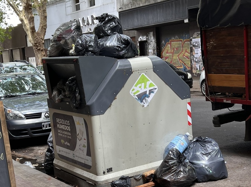 En las inmediaciones de Plaza Rocha se quejaron por la acumulación de basura: ”Dan ganas de vomitar”