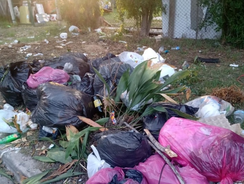 En un sector de Tolosa reclamaron por una montaña de basura sin recolectar