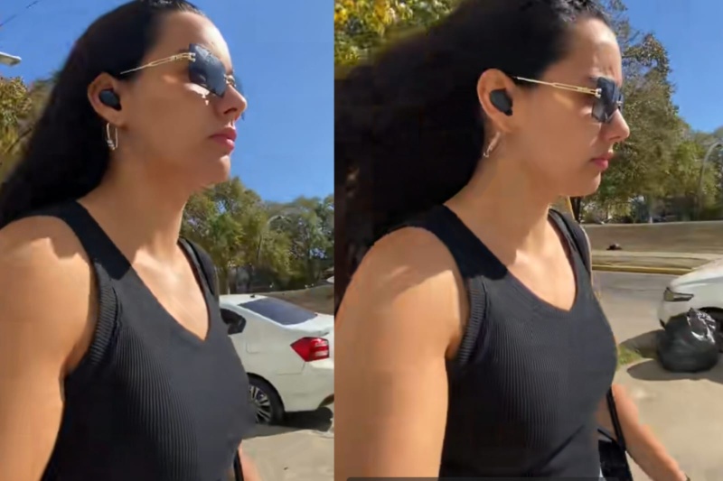 ”Exclamó la dulce princesa”: se filmó caminando por las calles de La Plata y varias se identificaron con lo que iba haciendo
