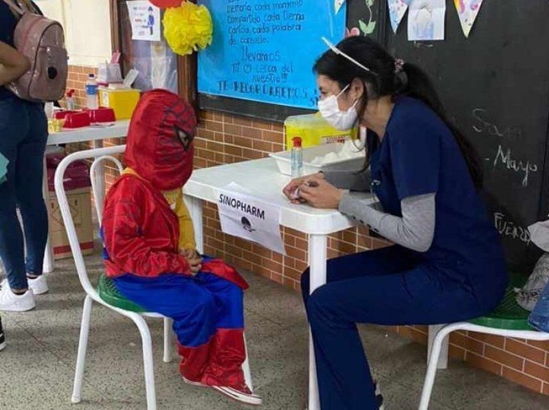 El 10% de los nenes entre 3 y 11 años ya fueron vacunados contra el coronavirus