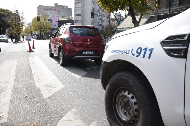 Una mujer fue atropellada en diagonal 80 y debió ser trasladada con ”heridas leves”