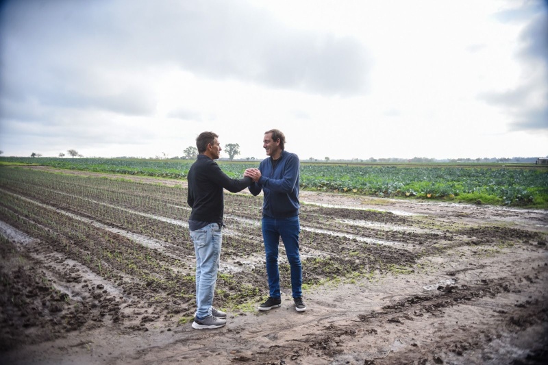 Garro se reunió con productores y comerciantes locales: ”Ellos son el motor de la economía platense”