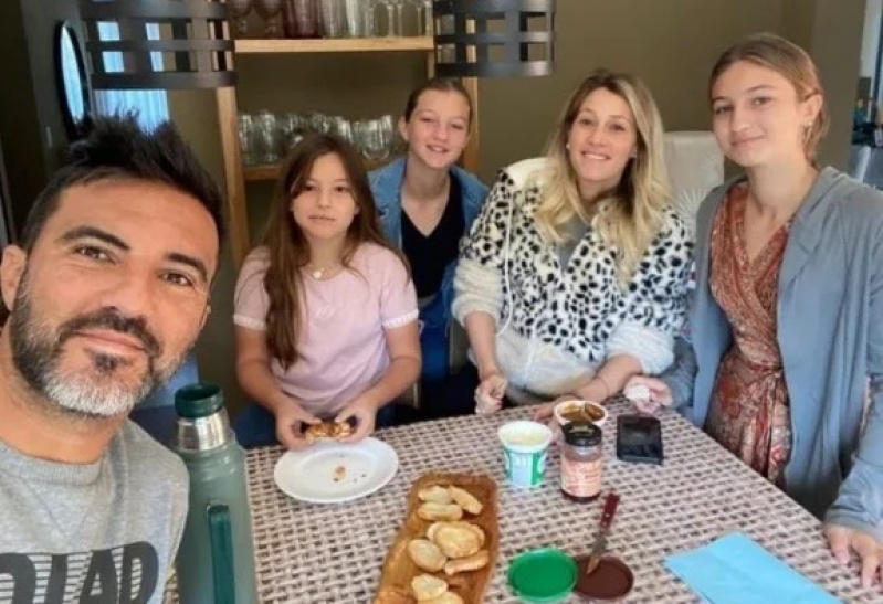 Fabián Cubero se mostró junto a Mica Viciconte y sus hijas luego de la polémica con Nicole Neumann en MasterChef