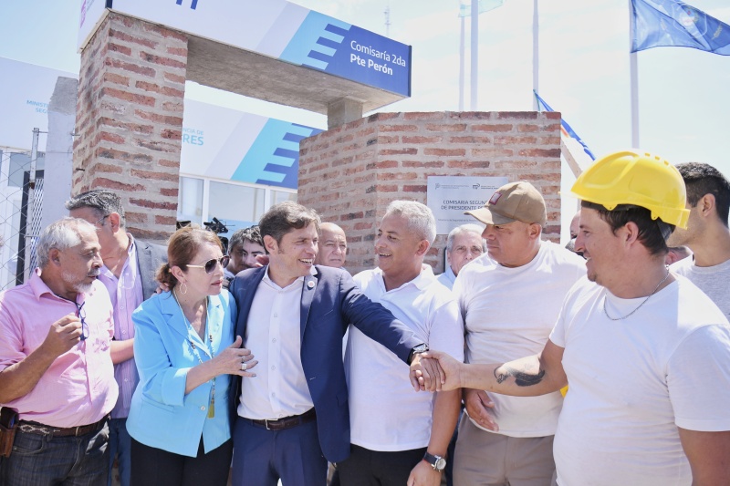 Kicillof inauguró una comisaria realizada gracias al Fondo de Infraestructura Municipal