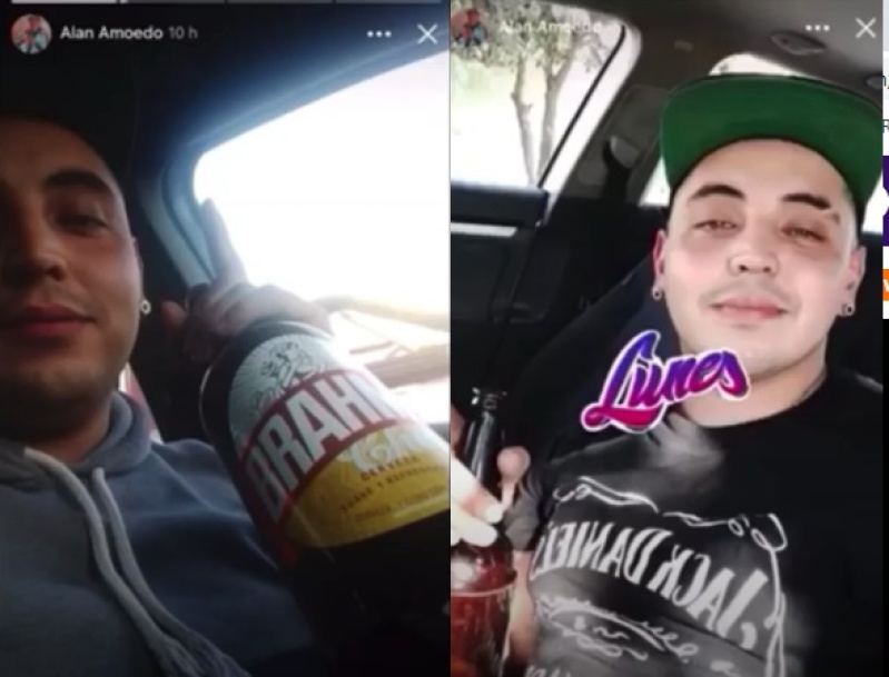 Un joven manejó alcoholizado, lo subió a Instagram Stories, chocó y mató a dos personas
