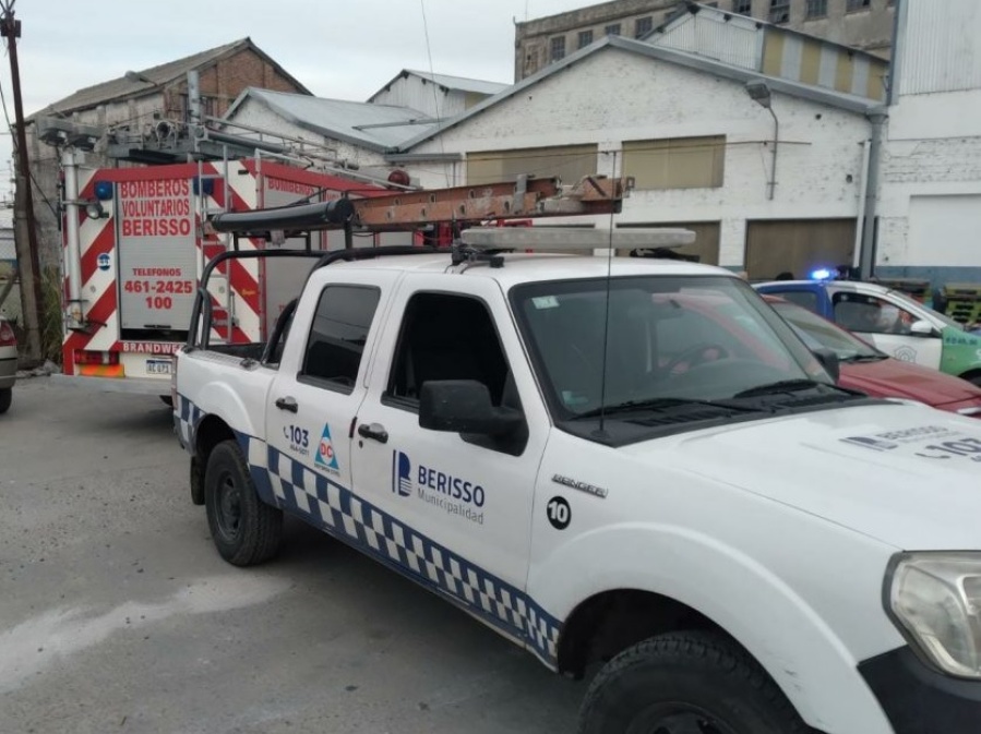 Un hombre de Berisso se accidentó en el polígono industrial y salvó su vida de milagro