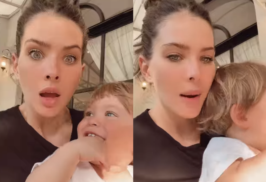 ”¡Dijo mamá”!: La emoción de la China Suárez junto a su bebito Amancio