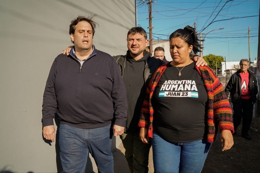 Con eje en lo social, Grabois estuvo en Tres de Febrero con dirigentes del Movimiento Evita, La Cámpora y Barrios de Pie