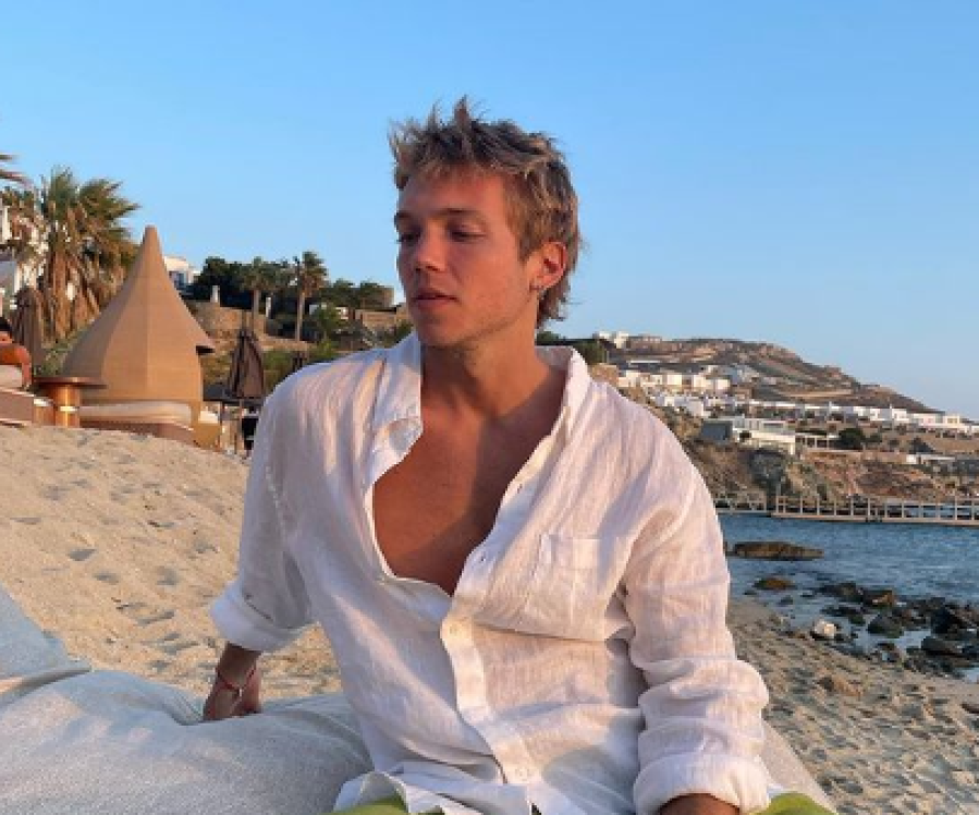 Un paraíso: Las vacaciones soñadas de Franco Masini y su novia en Grecia