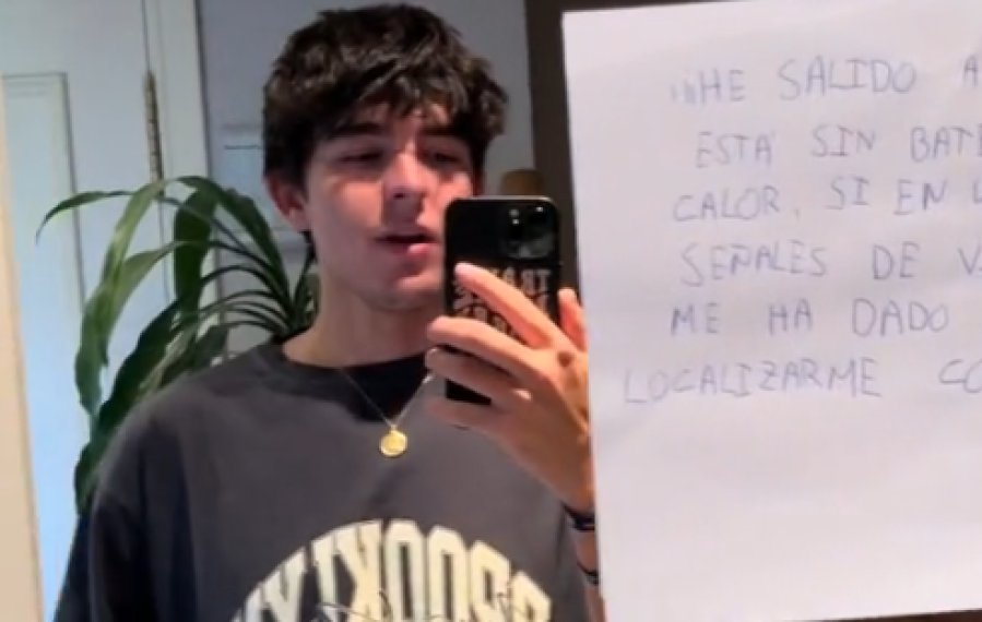 Su hermano salió a correr y dejó un dramático papel que se volvió viral: ”Se nota la desesperación en la letra”